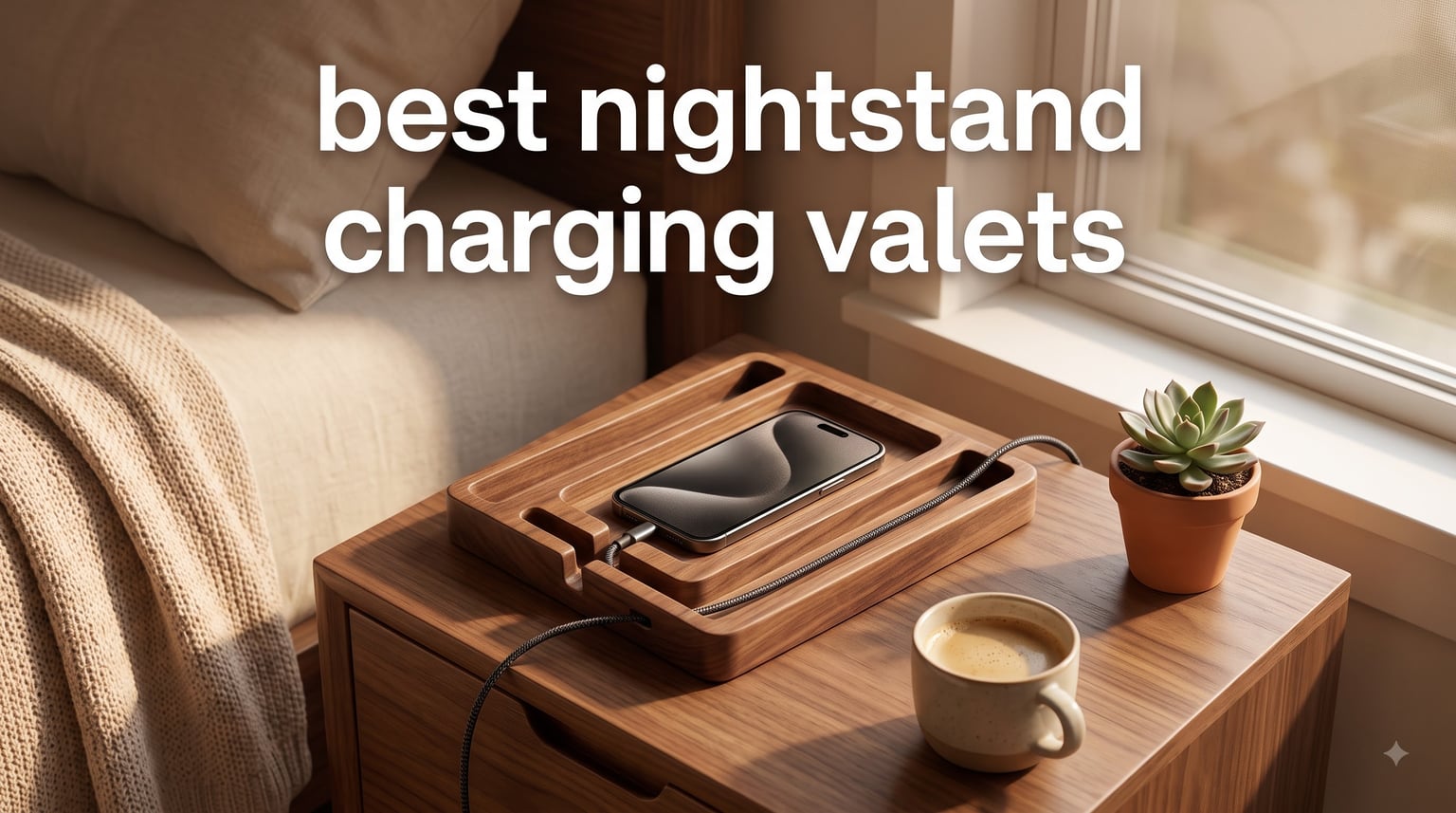 best nightstand charging valets