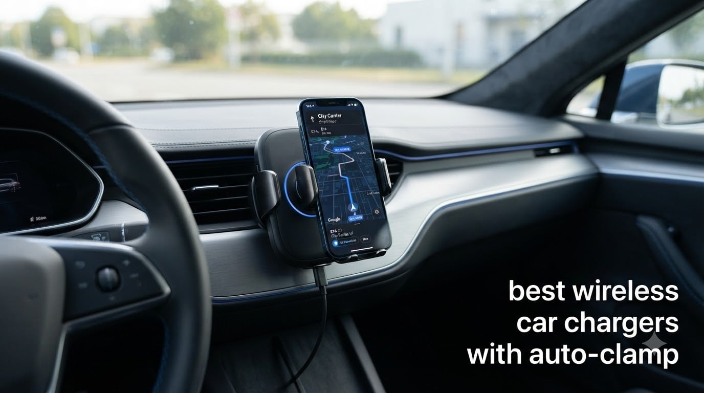 best wireless car chargers with auto-clamp