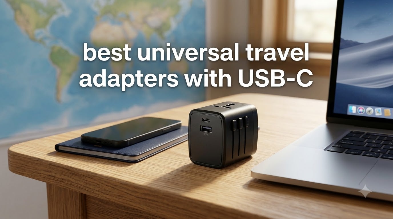 best universal travel adapters with USB-C