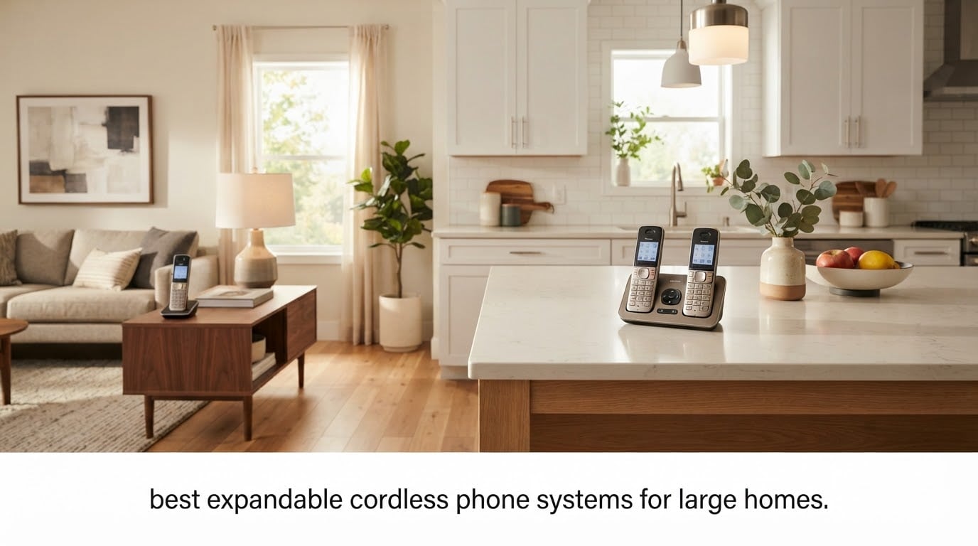best expandable cordless phone systems for large homes