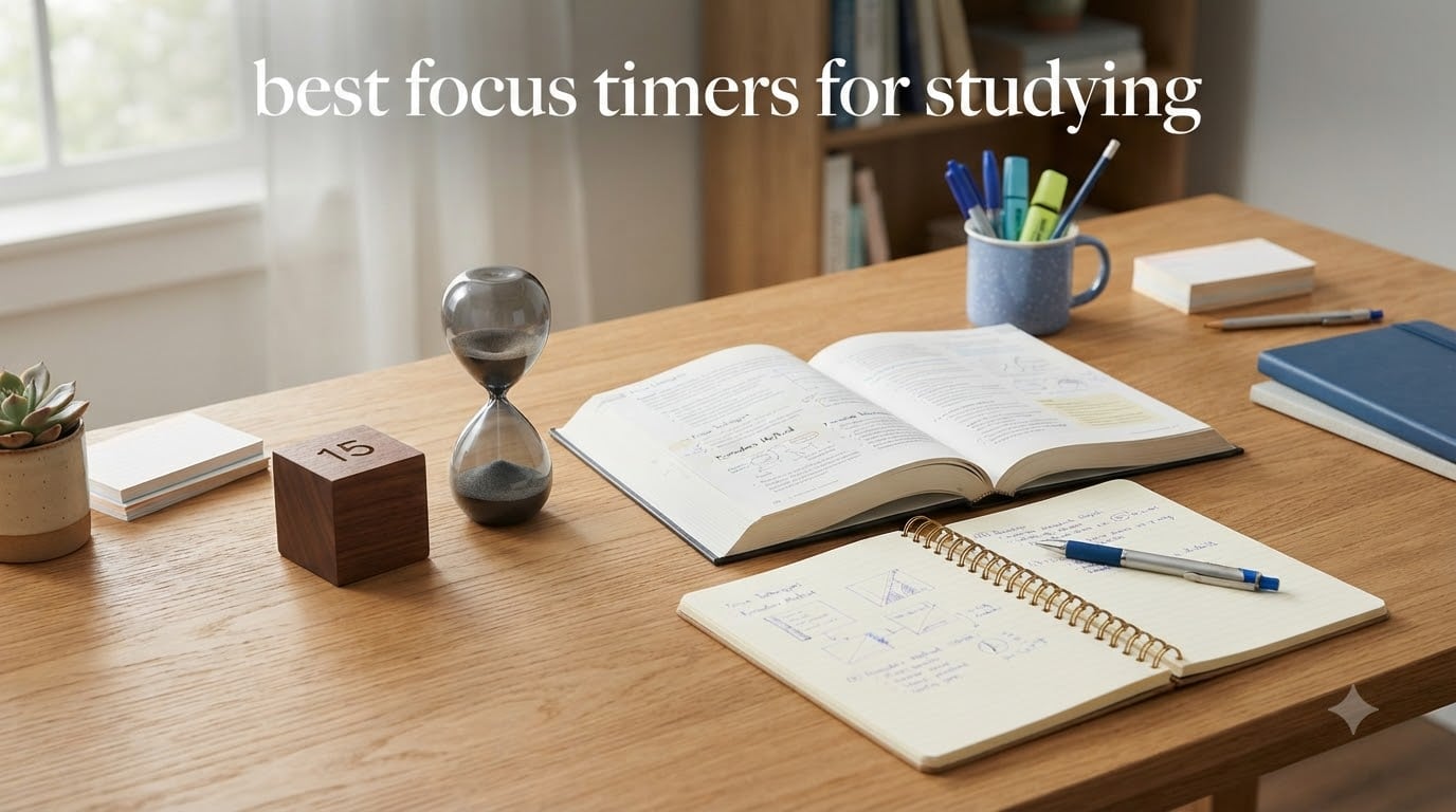 best focus timers for studying