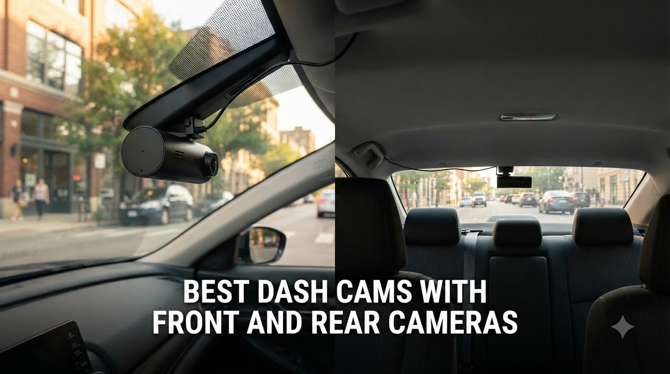 best dash cams with front and rear cameras