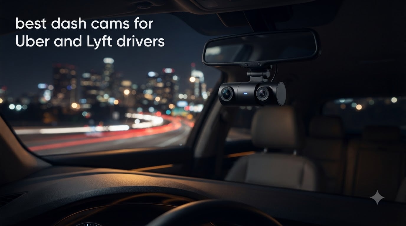 best dash cams for Uber and Lyft drivers