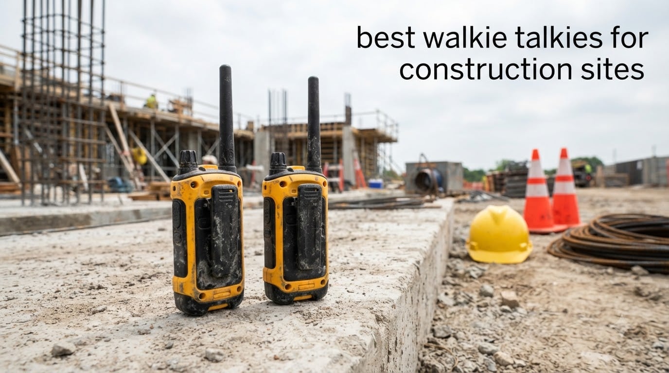 best walkie talkies for construction sites