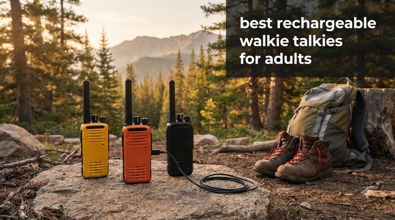 best rechargeable walkie talkies for adults