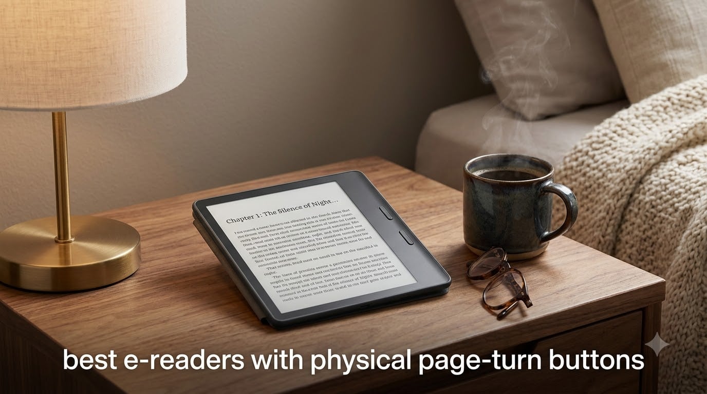 best e-readers with physical page-turn buttons