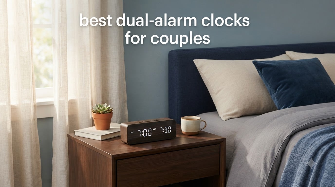 best dual-alarm clocks for couples