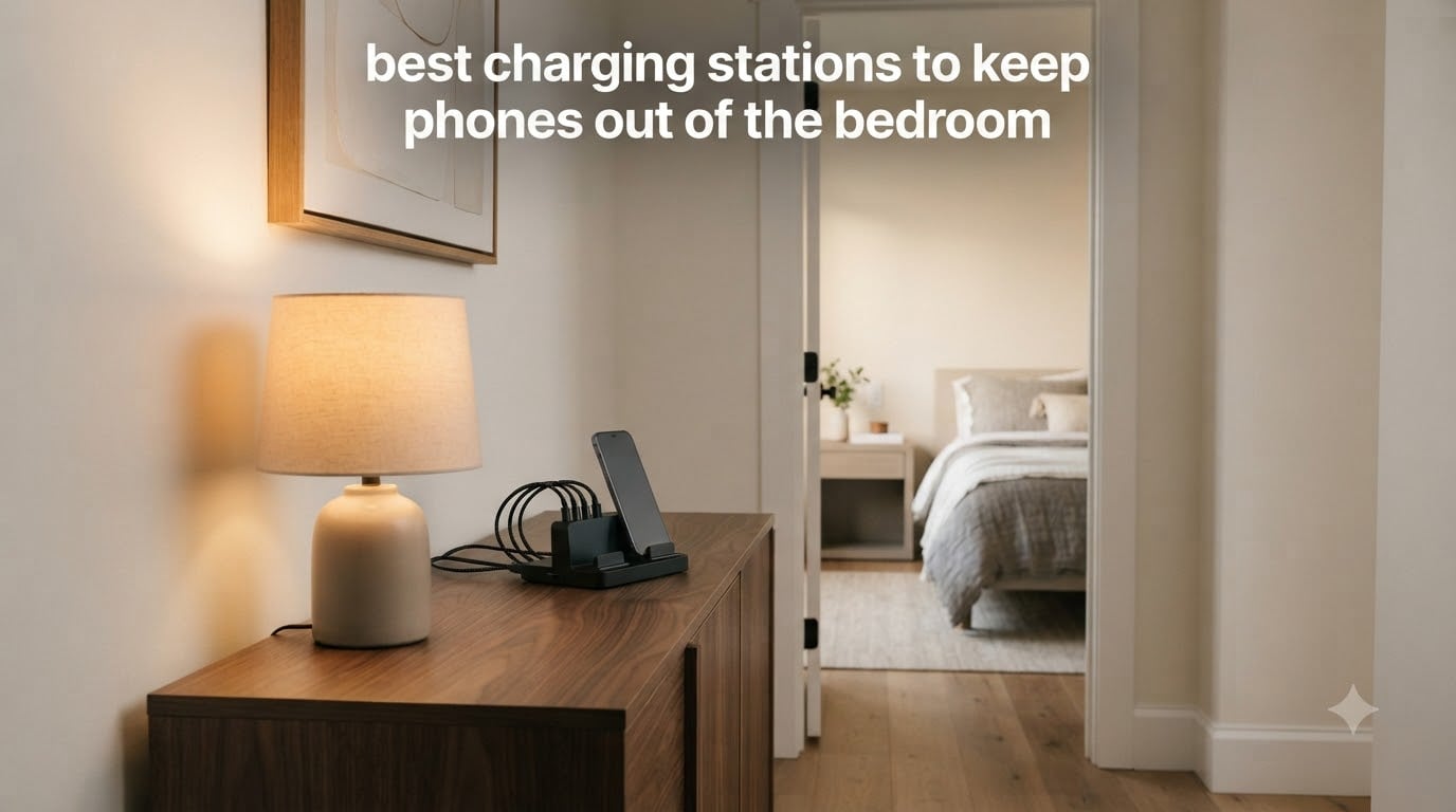 best charging stations to keep phones out of the bedroom