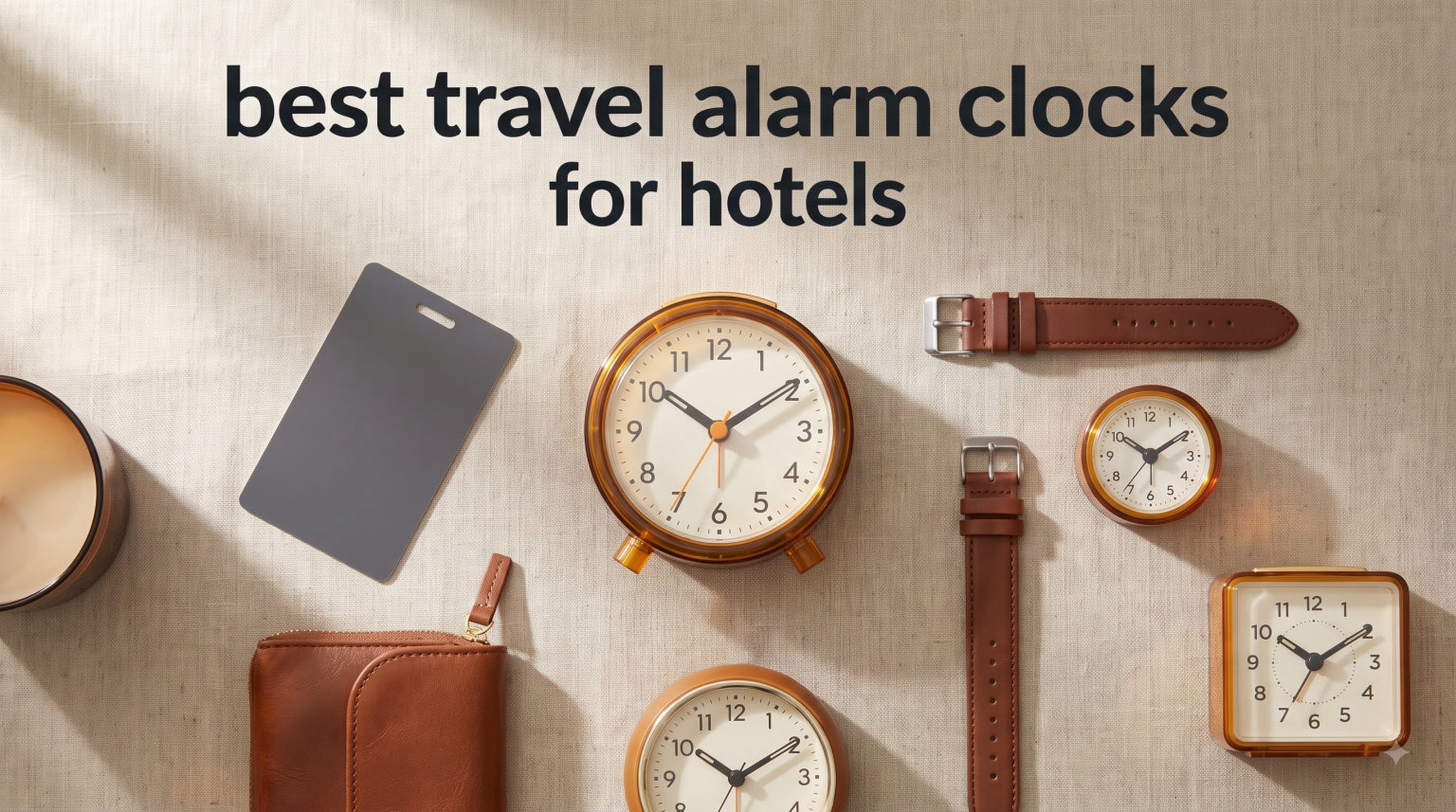 best travel alarm clocks for hotels