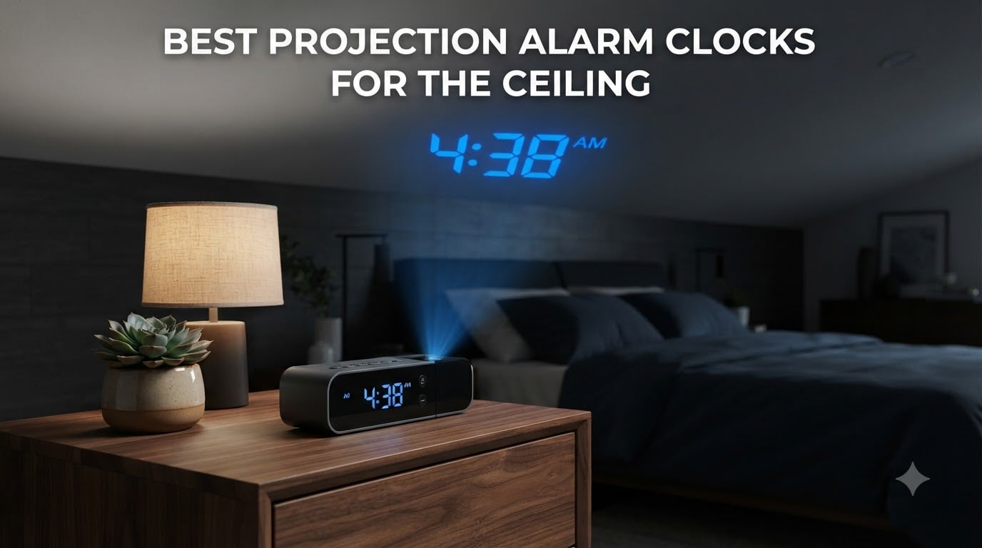best projection alarm clocks for the ceiling