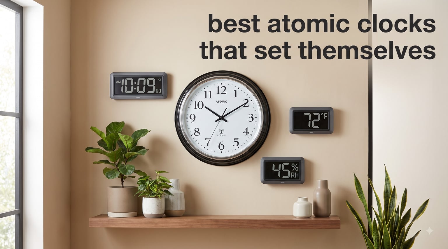 best atomic clocks that set themselves