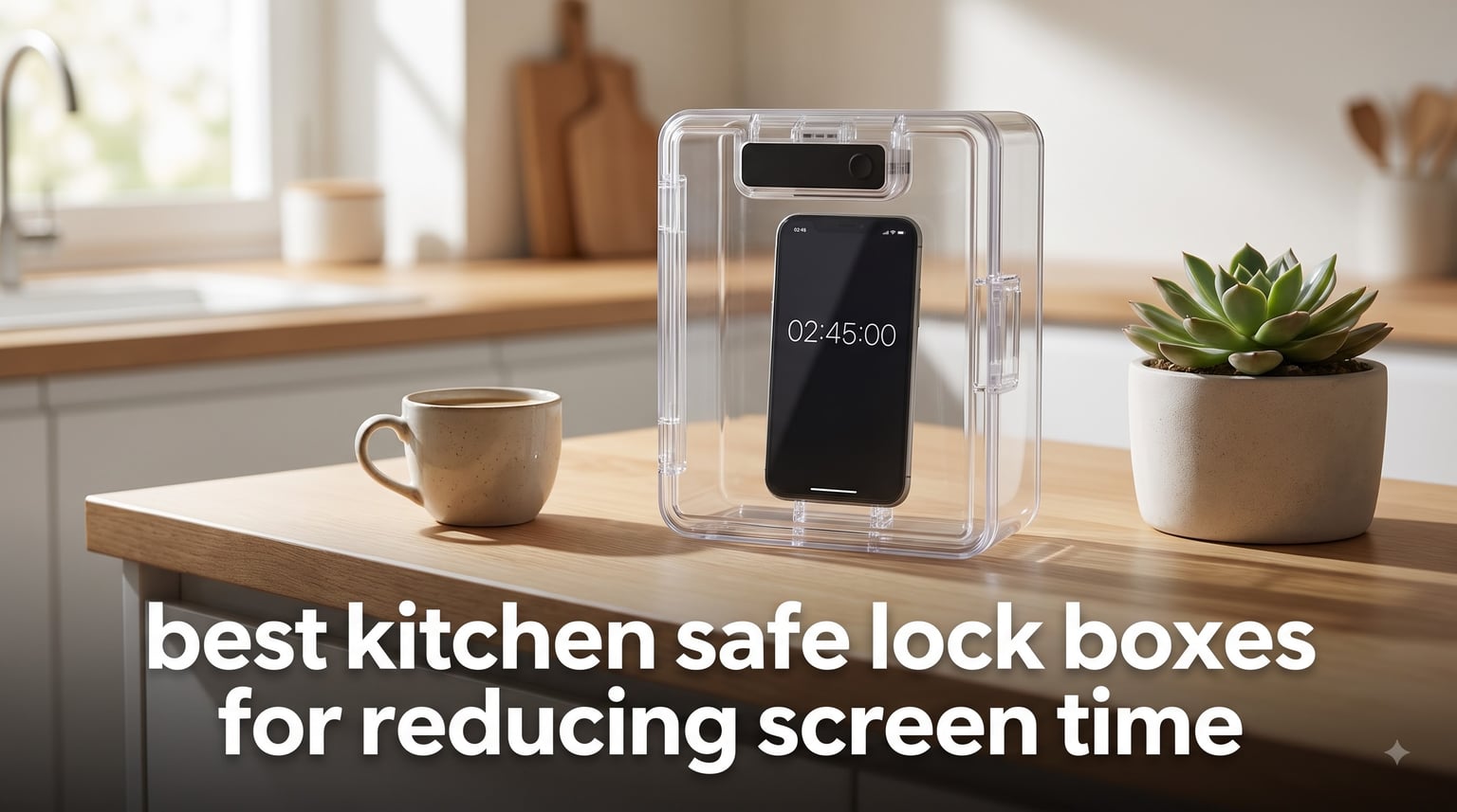 best kitchen safe lock boxes for reducing screen time