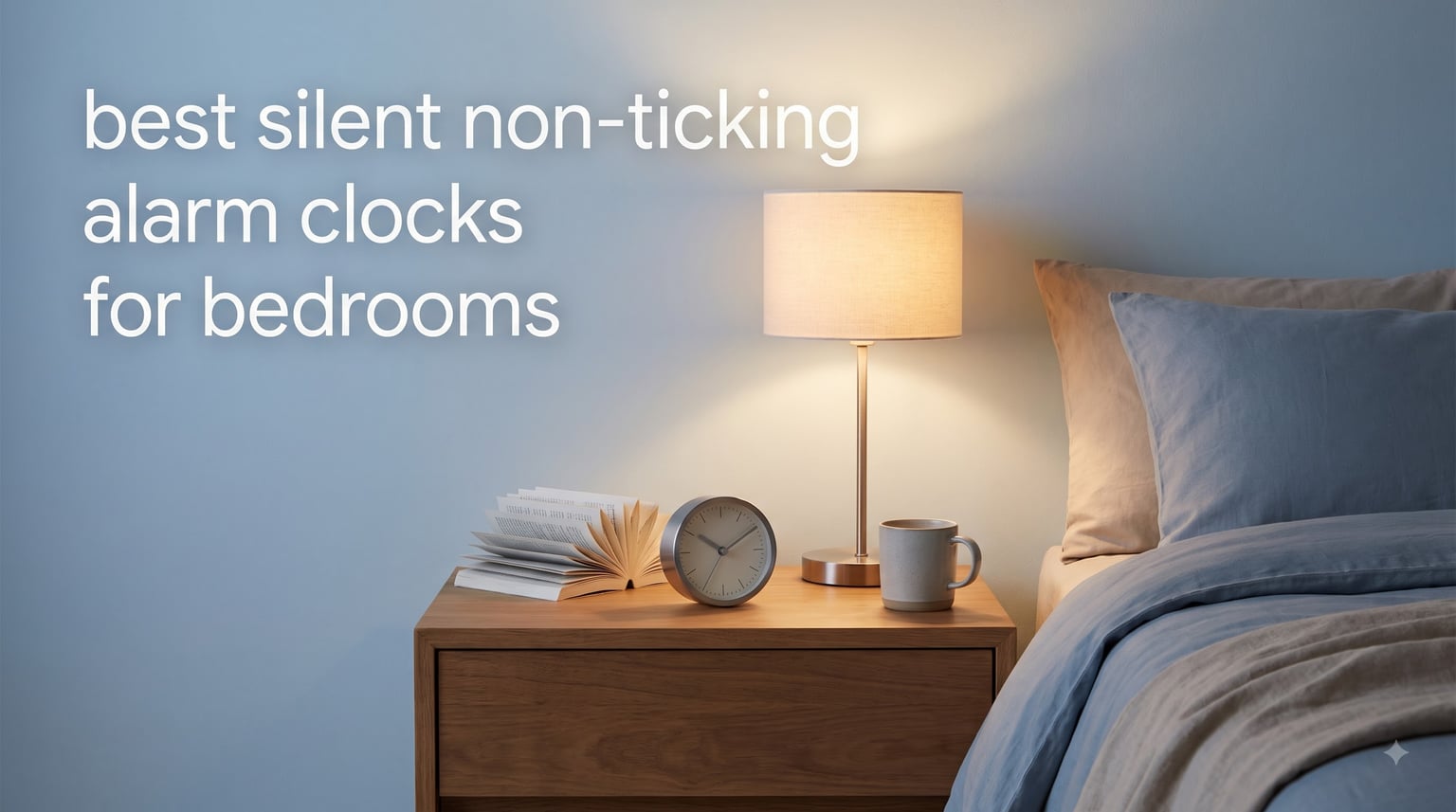 best silent non-ticking alarm clocks for bedrooms