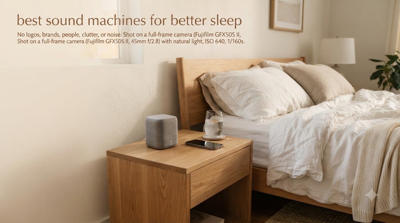 best sound machines for better sleep