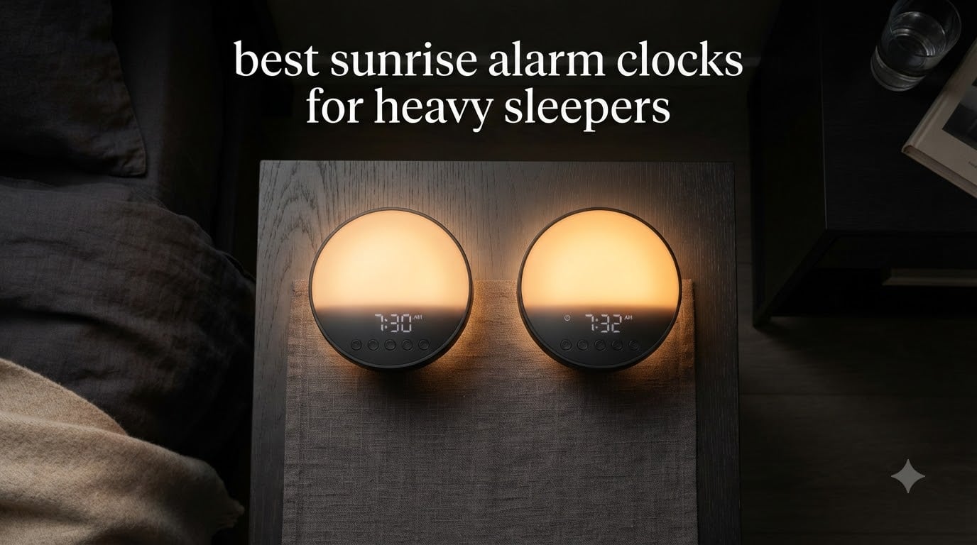 best sunrise alarm clocks for heavy sleepers