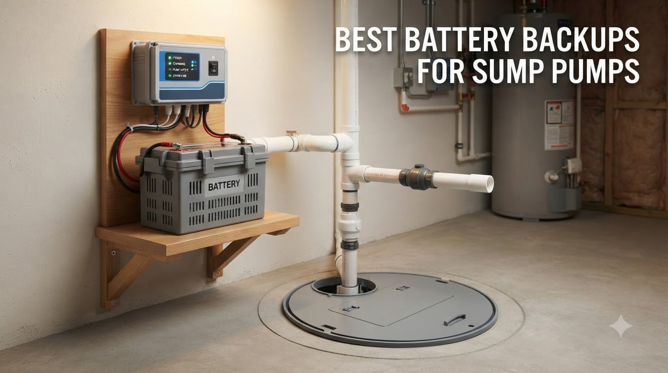 best battery backups for sump pumps