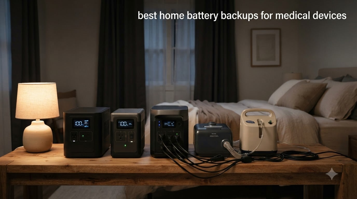 best home battery backups for medical devices