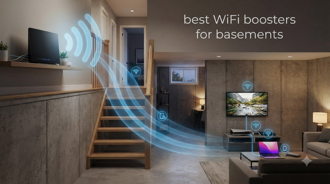 best WiFi boosters for basements