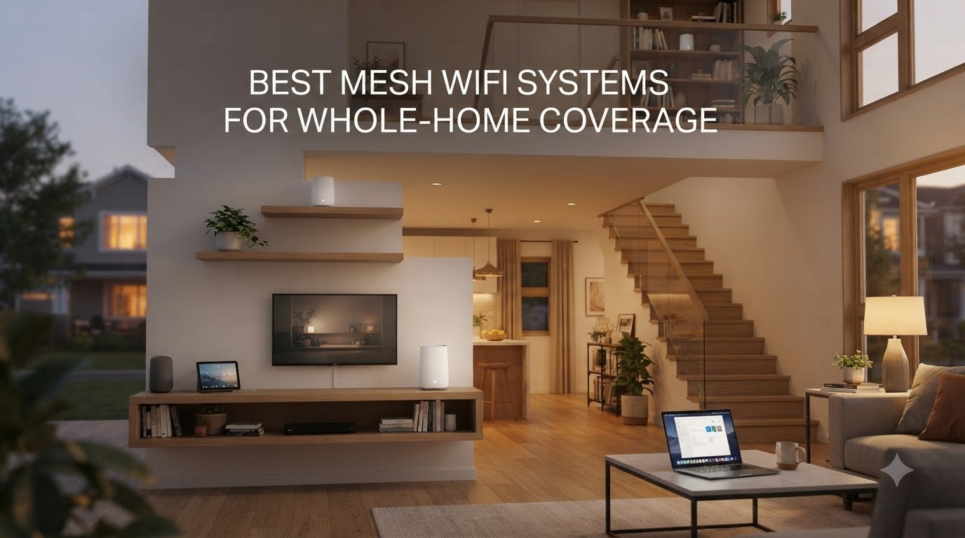 best mesh WiFi systems for whole-home coverage