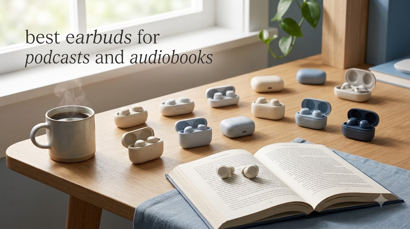 best earbuds for podcasts and audiobooks