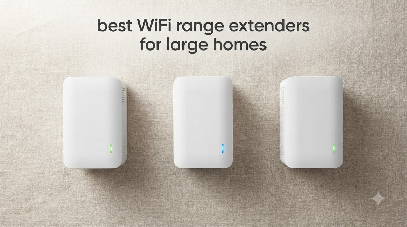 best WiFi range extenders for large homes