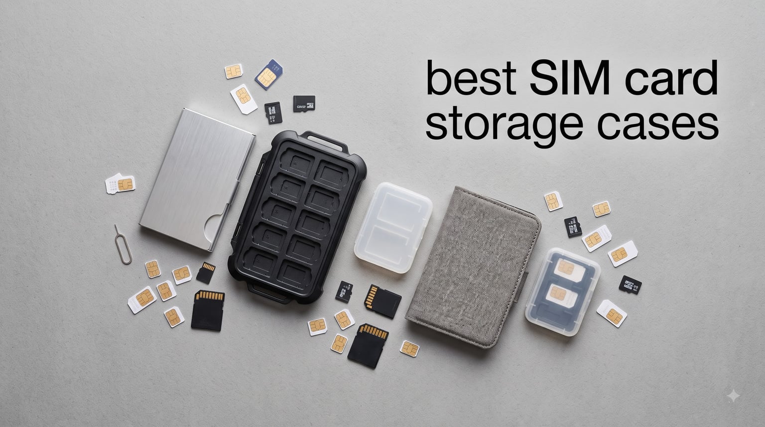 best SIM card storage cases