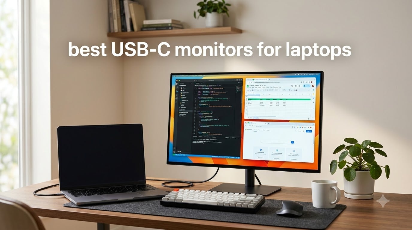 best USB-C monitors for laptops