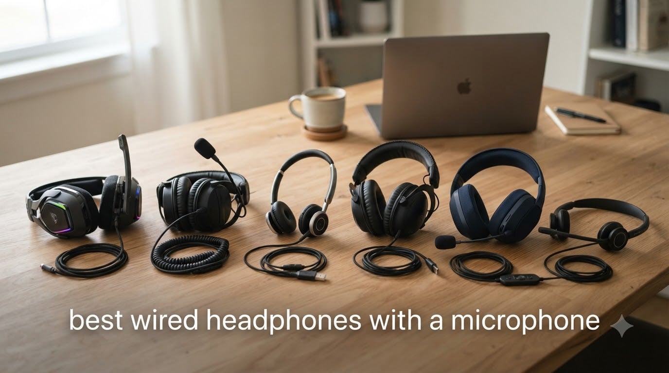 best wired headphones with a microphone