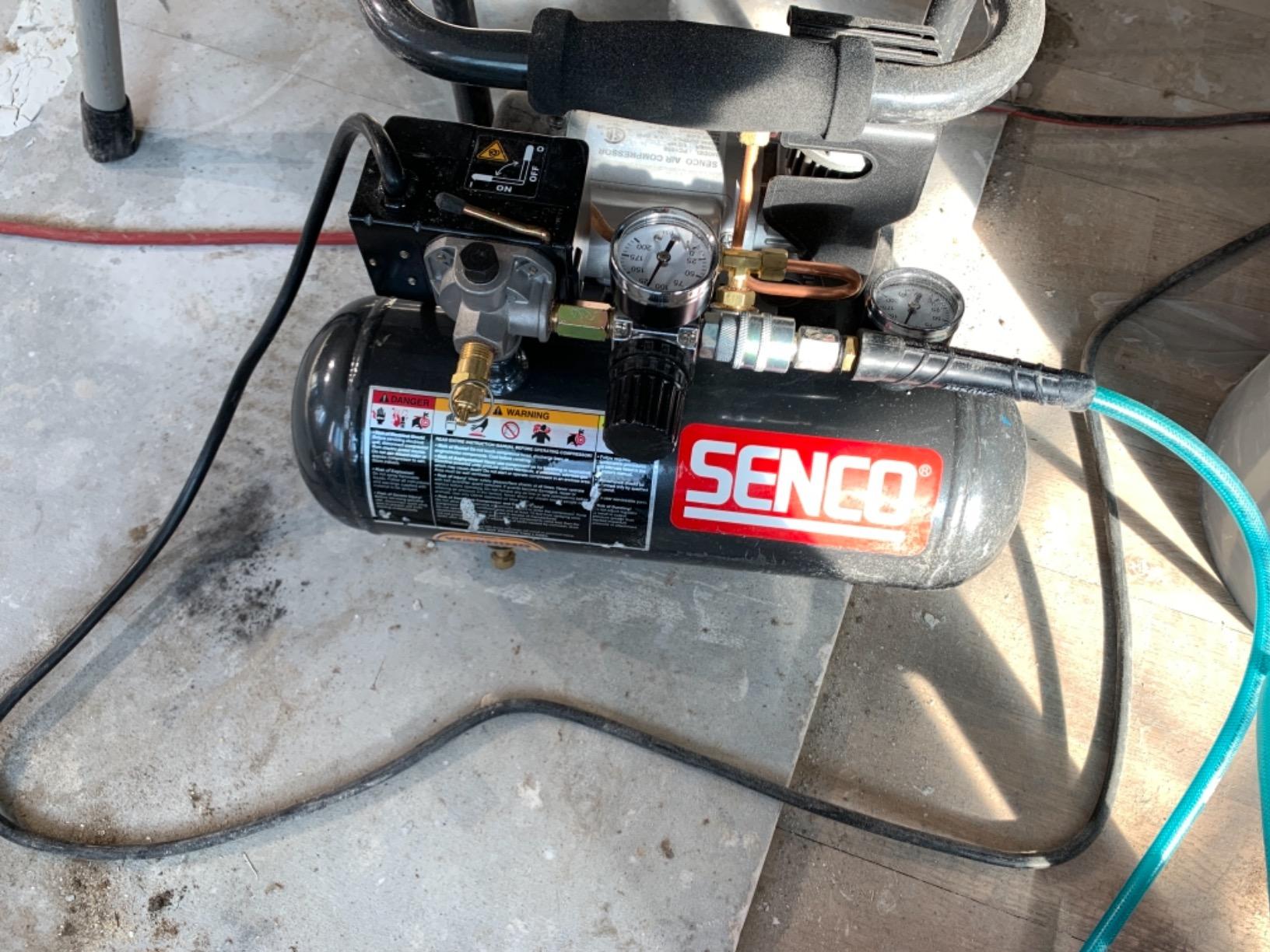 SENCO Air Compressor 1/2-Horsepower, 1-Gallon, 20 lbs. (PC1010) customer photo 1