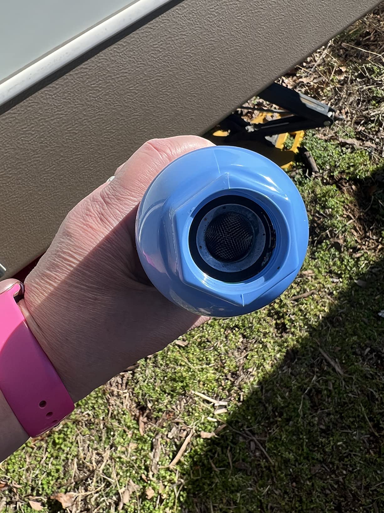 Camco Tastepure RV Water Filter - GAC & KDF Filtration - Made in the USA | Advanced RV Inline Water Filter with Flexible Hose Protector - Camping Essentials for Fresh Drinking Water (40043) customer photo 2