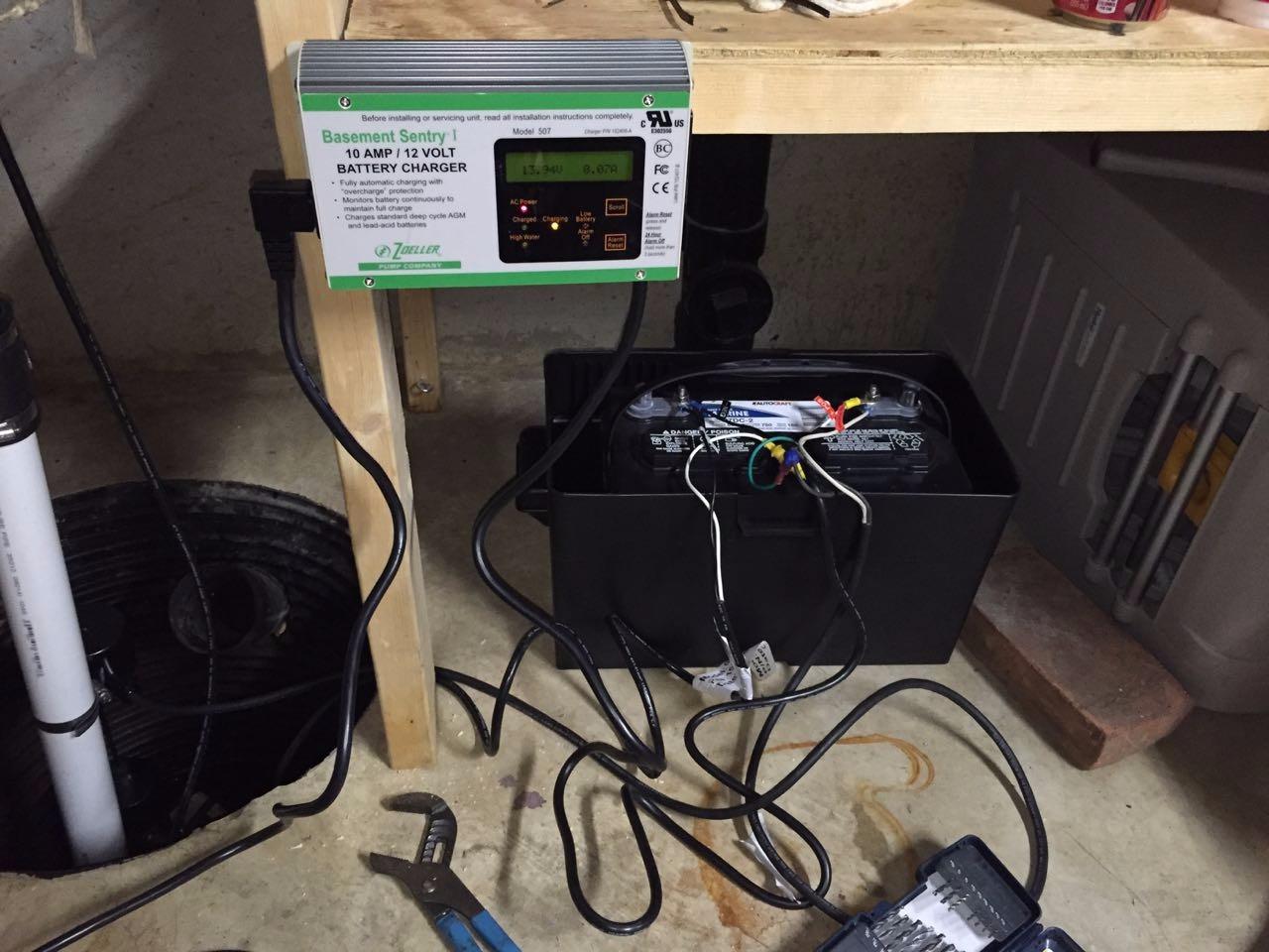 Zoeller 507-0005 Basement Sentry Battery Backup Pump customer photo 2