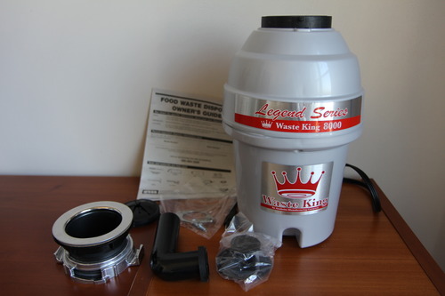 Waste King Garbage Disposal for Kitchen Sink with Power Cord, Food Waste Disposer, L-8000 customer photo 2