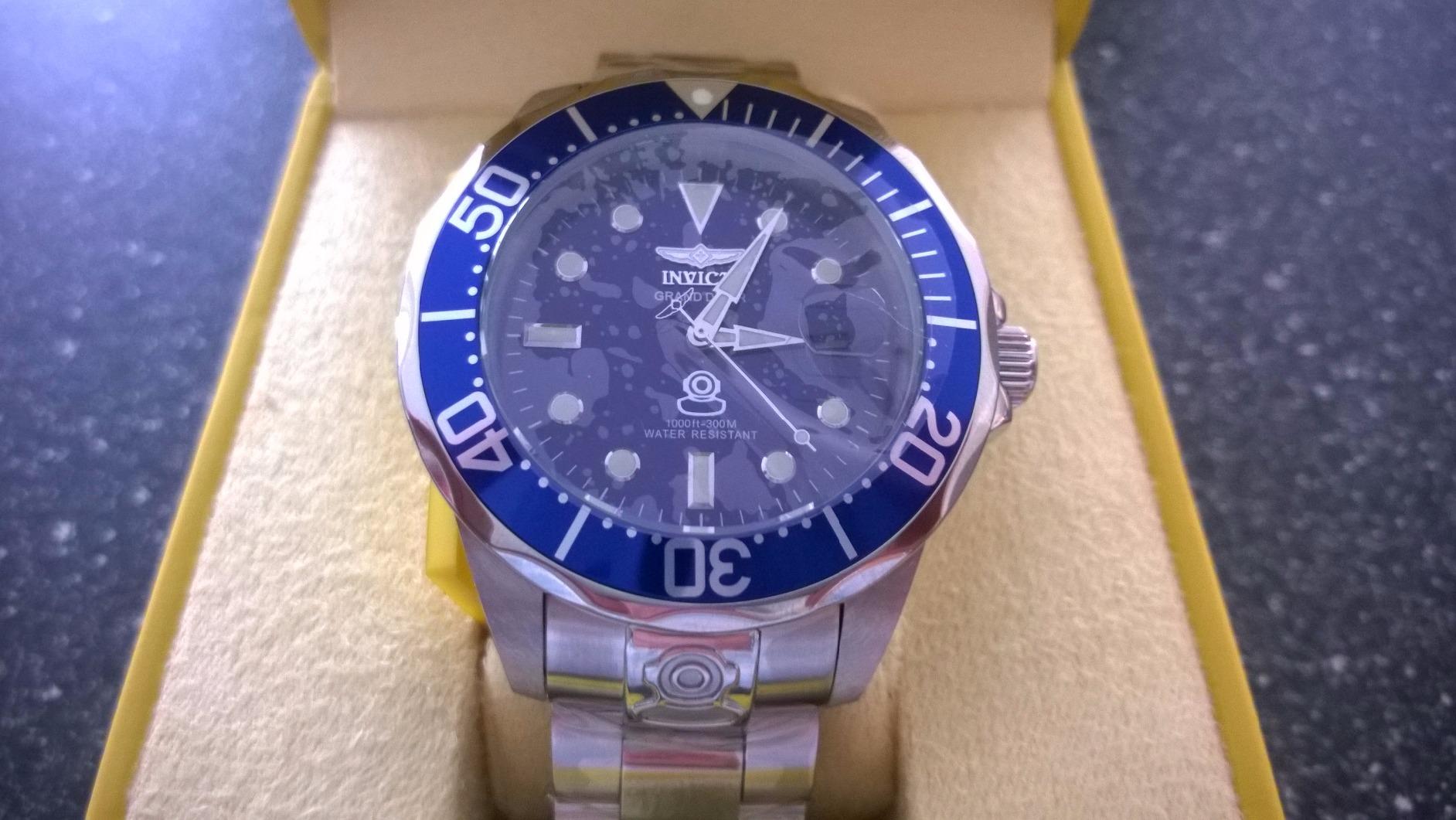 Invicta Men's INVICTA-3045 Pro-Diver Collection Grand Diver Stainless Steel Automatic Watch with Link Bracelet customer photo 2