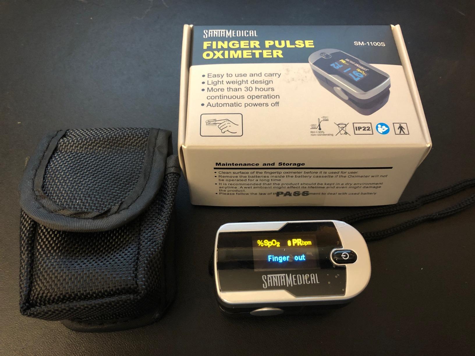 Santamedical Generation 2 Fingertip Pulse Oximeter with Lanyard customer photo 1