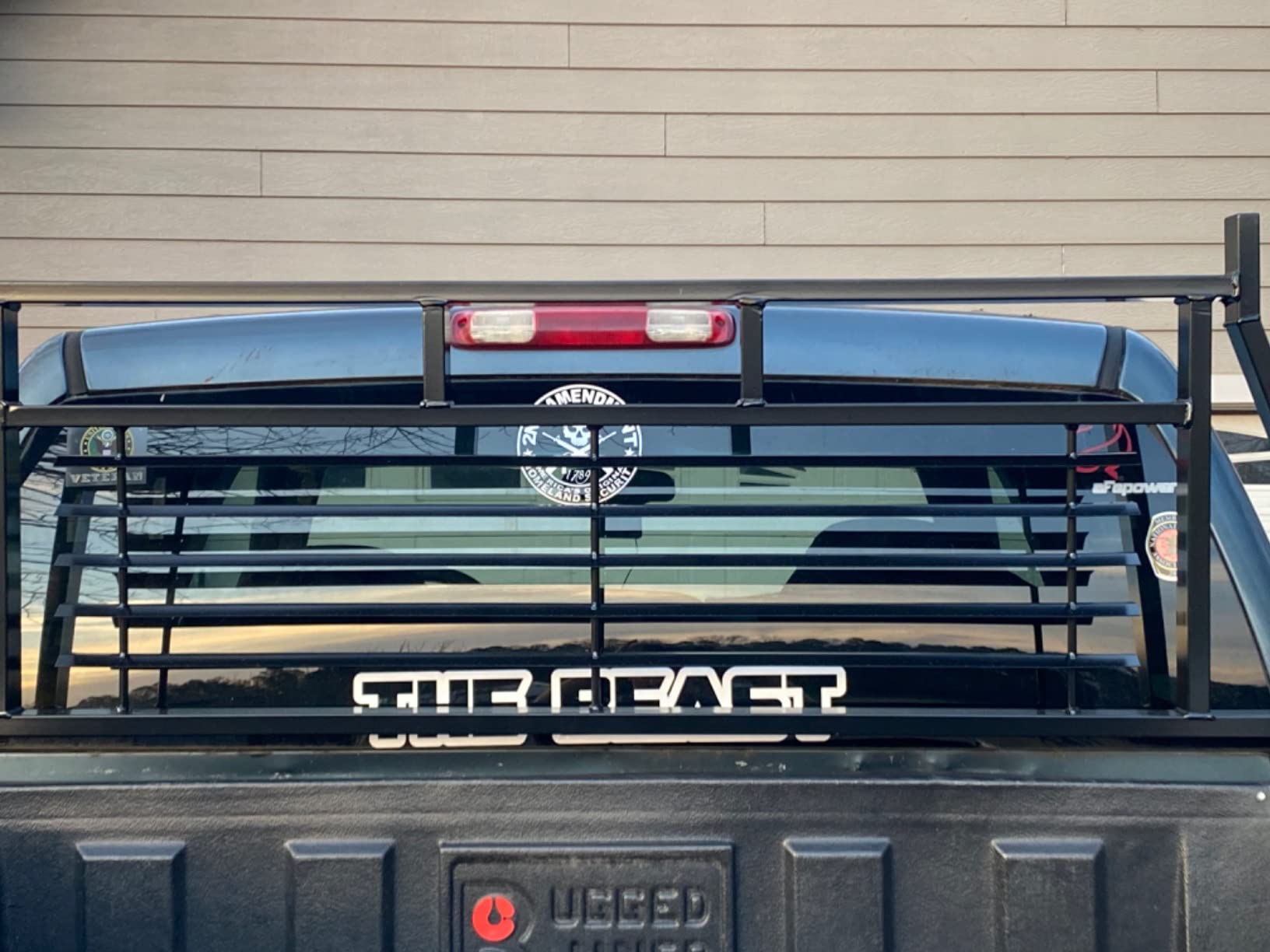 Aries 111000 Classic Heavy-Duty Black Steel Truck Headache Rack Cab Protector, Select Chevrolet, Ford, Dodge, GMC, Ram customer photo 1