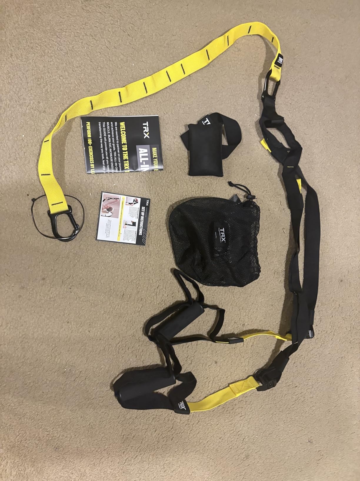 TRX All-In-One Home Gym System – Complete Suspension Training Kit for Strength Training, HIIT & Full-Body Workouts at Home or Outdoors, Includes Indoor & Outdoor Anchors customer photo 1