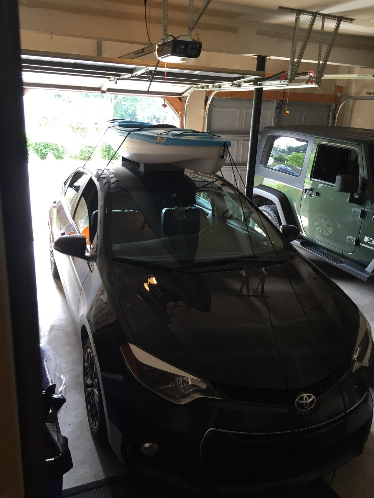 Attwood Universal Rack-Free Car-Top Kayak Carrier Kit, Foam Block Roof Transport System with Adjustable Straps & Bow/Stern Tie-Downs customer photo 1