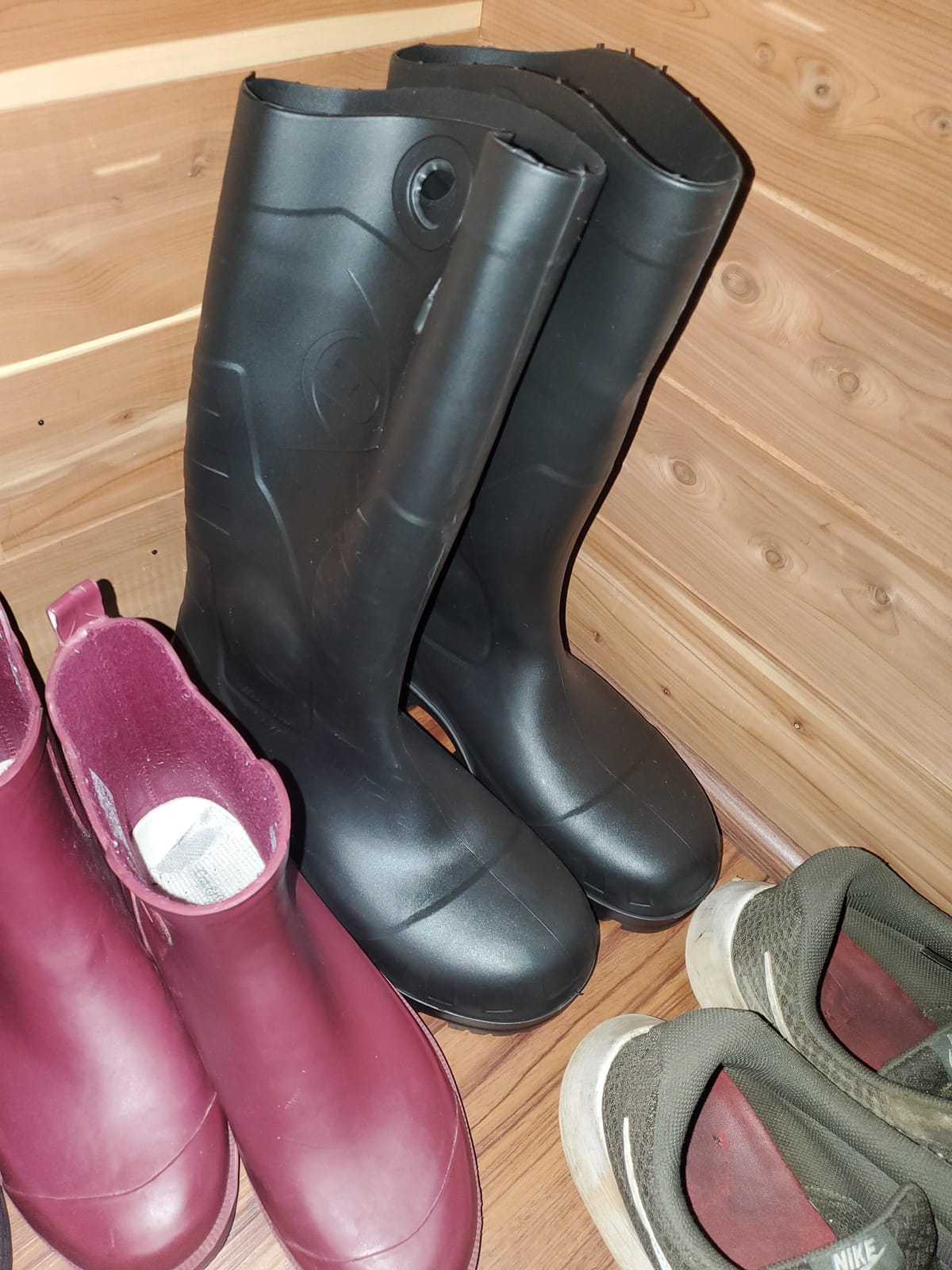DUNLOP Chesapeake Steel Toe Rubber Work Boots, Black customer photo 2