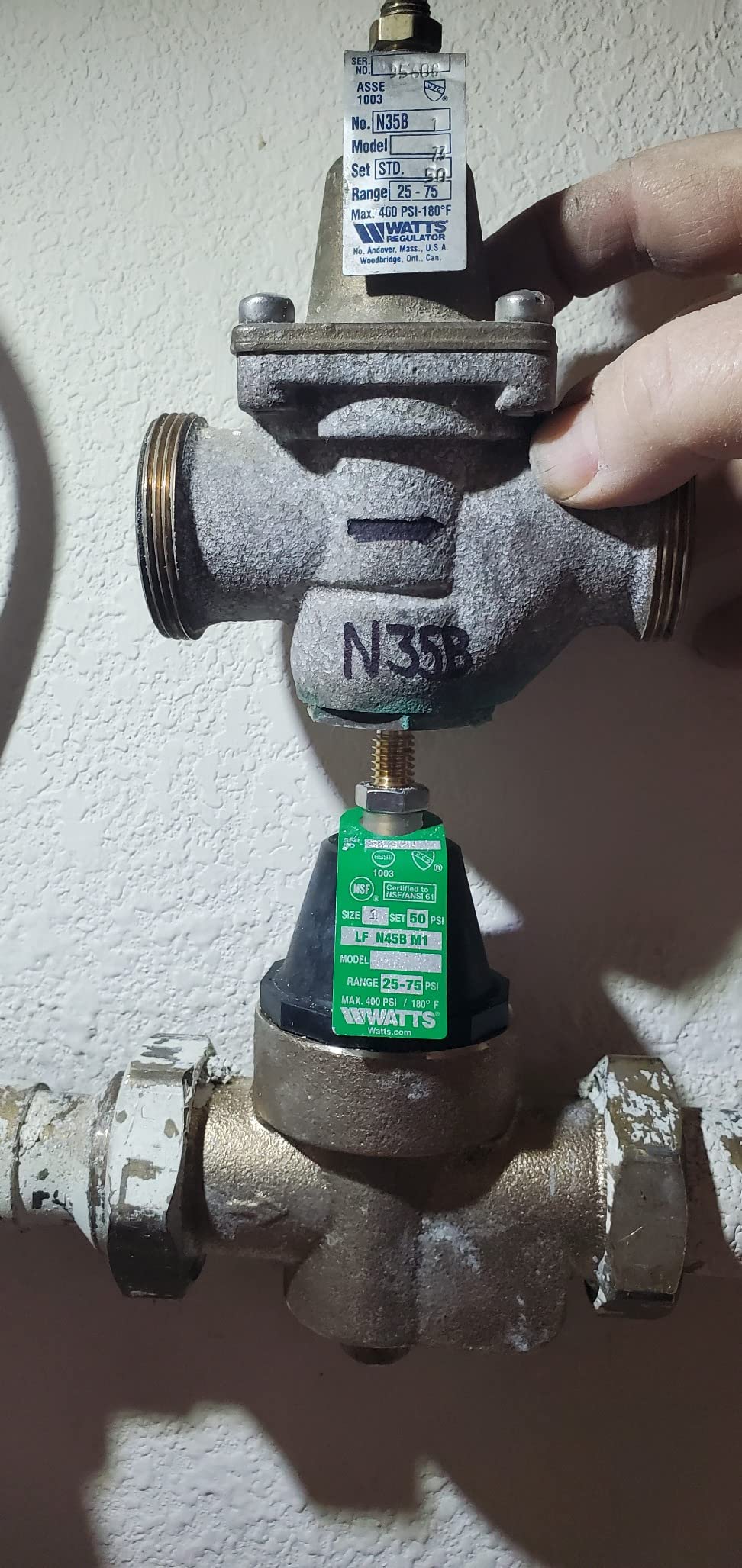 Watts LFN45B Lead-Free Water Pressure Reducing Valve 1