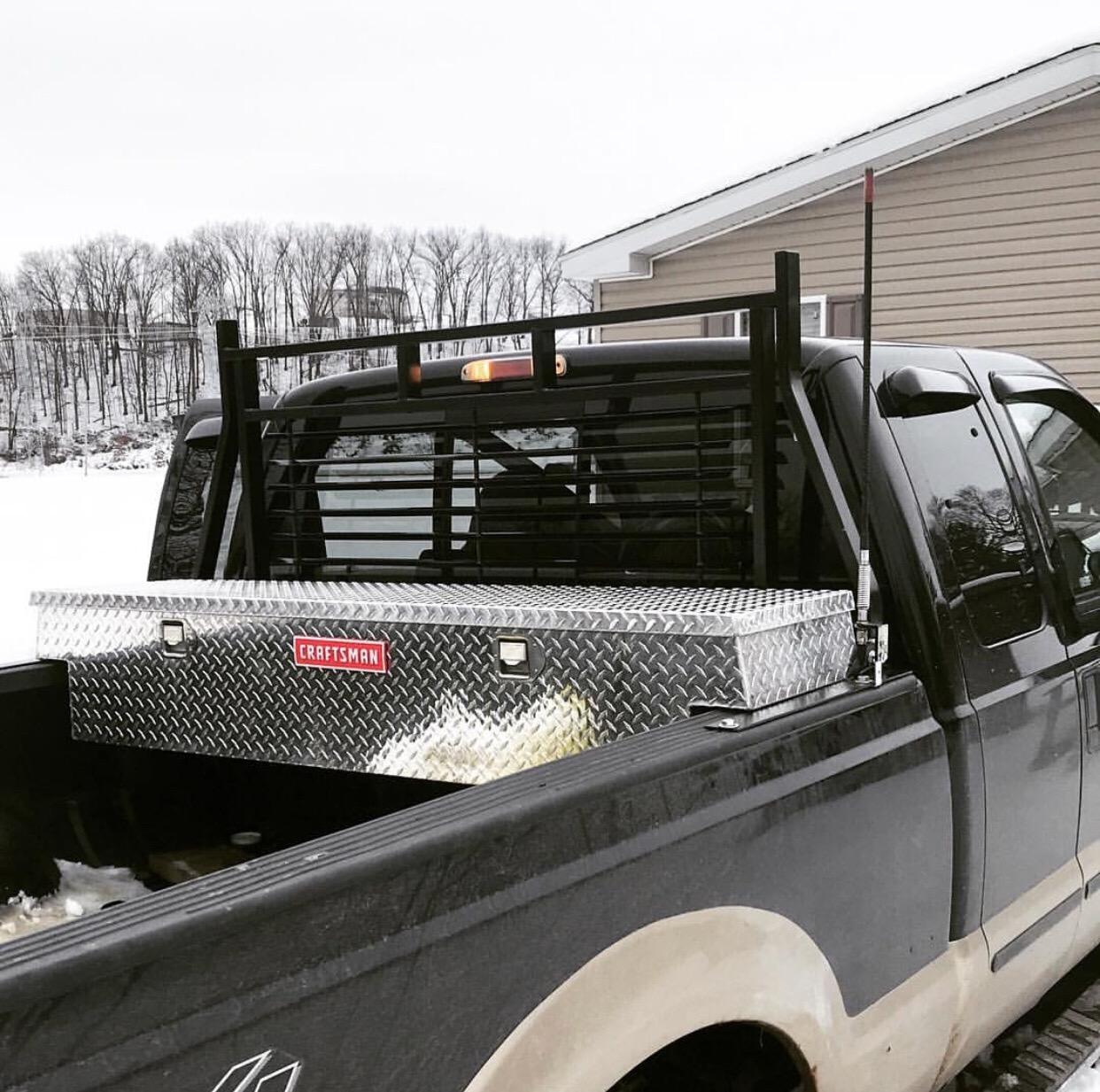 Aries 111001 Classic Heavy-Duty Black Steel Truck Headache Rack Cab Protector, Select Ford F-250, F-350, F-450 Super Duty customer photo 1