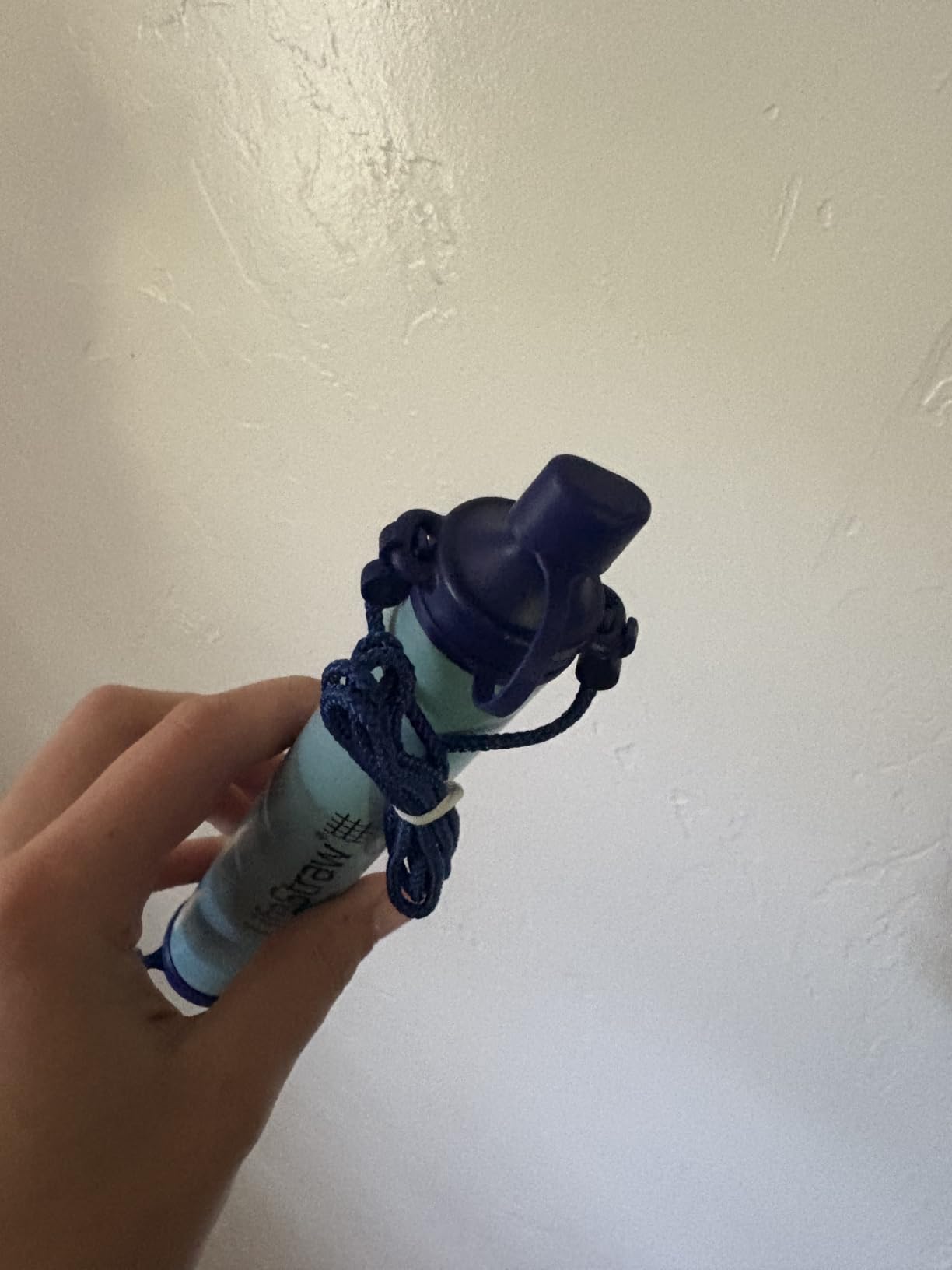 LifeStraw Personal Water Filter for Hiking, Travel and Emergency, Blue, 1PK customer photo 2