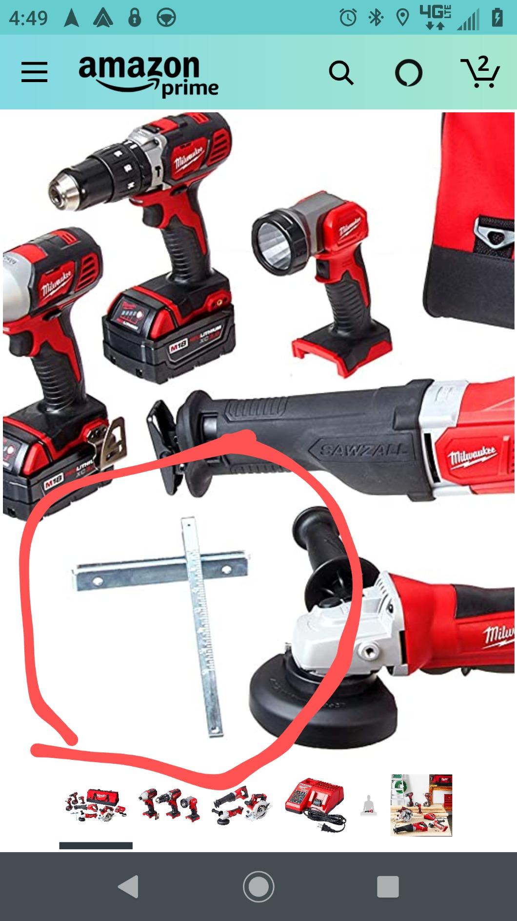 Milwaukee 2696-26 M18 Cordless LITHIUM-ION 6-Tool Combo Kit customer photo 2