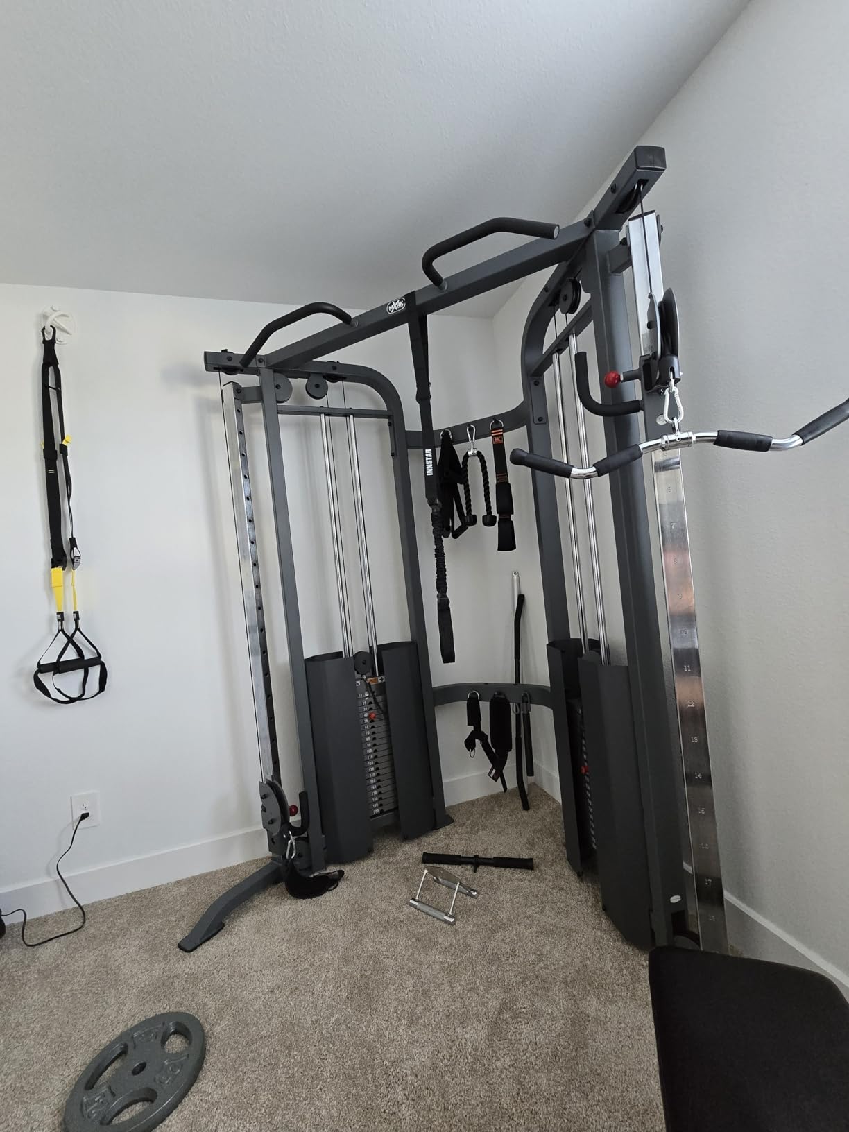 XMARK Functional Trainer Cable Machine, Dual Weight Stack Cable Pulley Machine for Strength Training, Commercial and Home Gyms, and Rehab Facilities customer photo 1