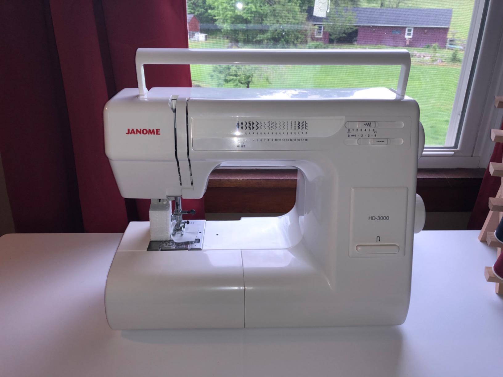 Janome HD3000 Heavy-Duty Sewing Machine with 18 Built-in Stitches + Hard Case | 18 Built-in Stitches + Hard Case customer photo 1