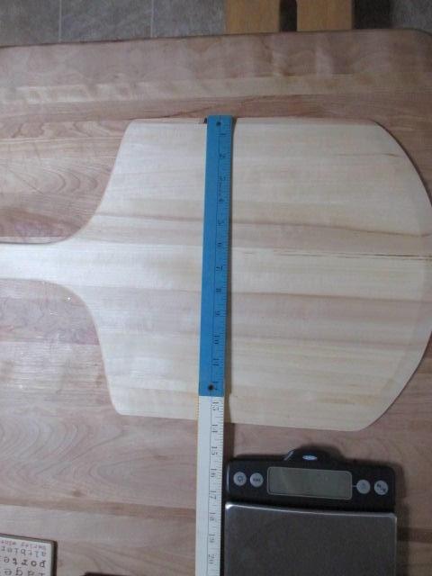 New Star Foodservice Wooden Pizza Peel, 16