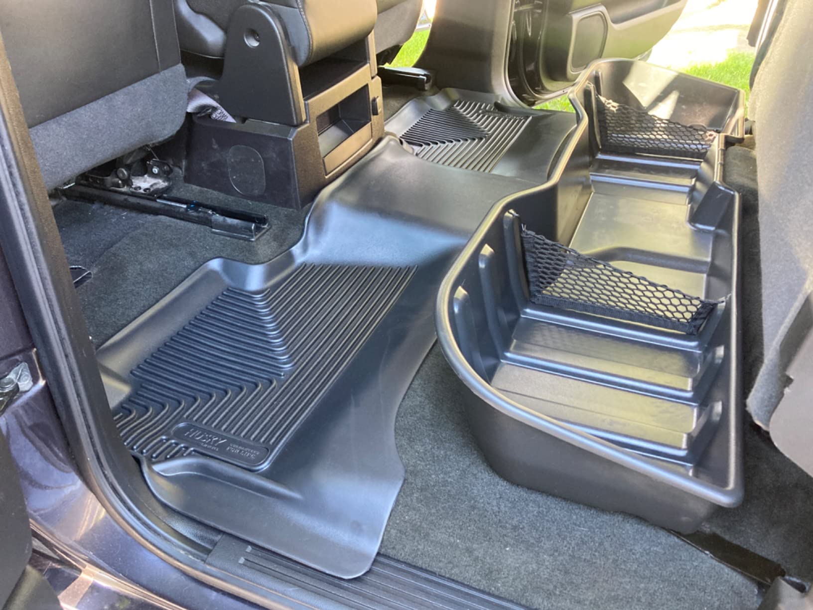 Husky Liners Weatherbeater Floor Mats | Fits 2014 - 2018 Chevrolet Silverado & GMC Sierra 1500 Crew Cab; 15-19 Silverado/Sierra 2500/3500 Crew Cab (Footwell Cvg) | Front & 2nd Row, 3-pc Black - 98231 customer photo 1