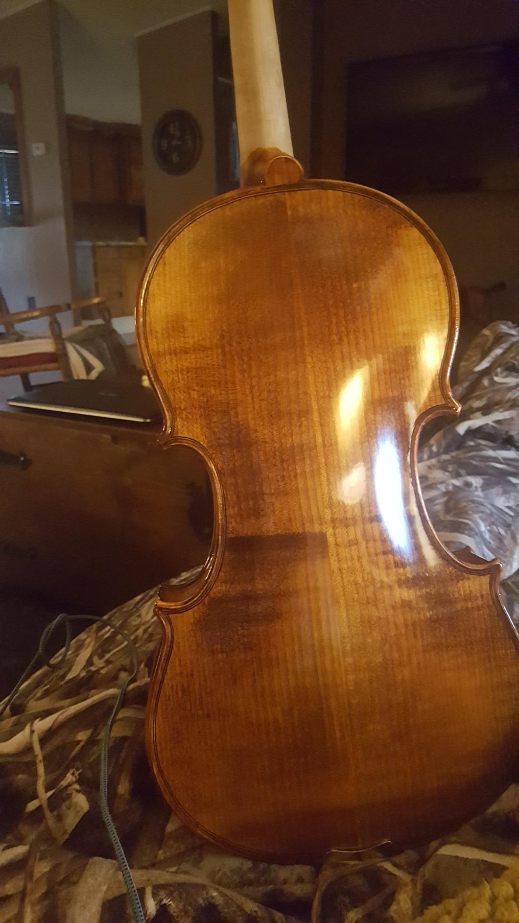 Cremona SV-500 4/4 Premier Artist Violin Outfit – Full Size Student & Professional Violin with Solid Spruce Top, Maple Back, Ebony Fittings, Case & Bow customer photo 2