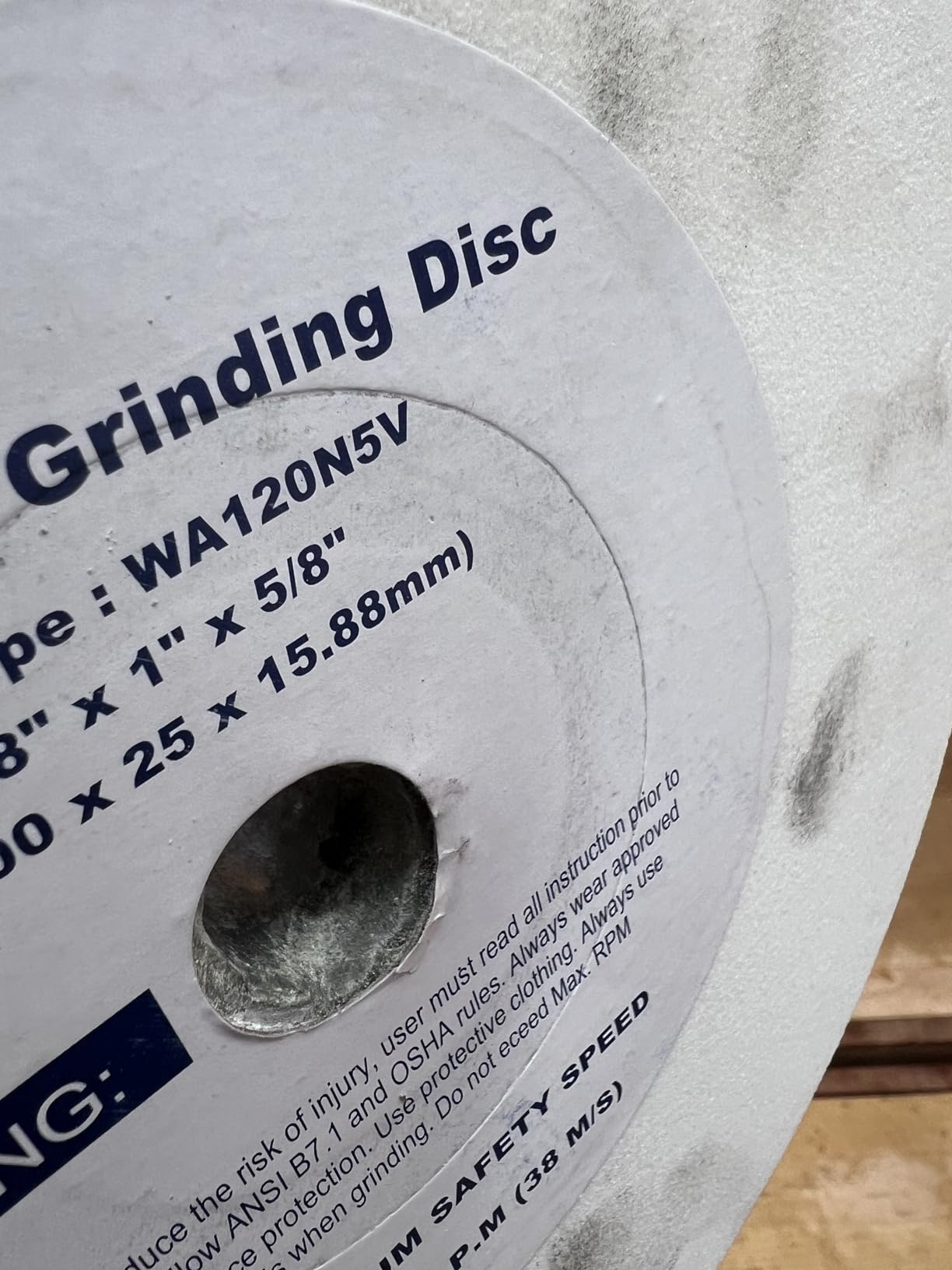 RIKON Professional Power Tools, 80-805, 8†Slow Speed Bench Grinder, Powerful Shop Table Tool, Perfect for Sharpening, With Anti-Vibration Rubber Feet customer photo 2