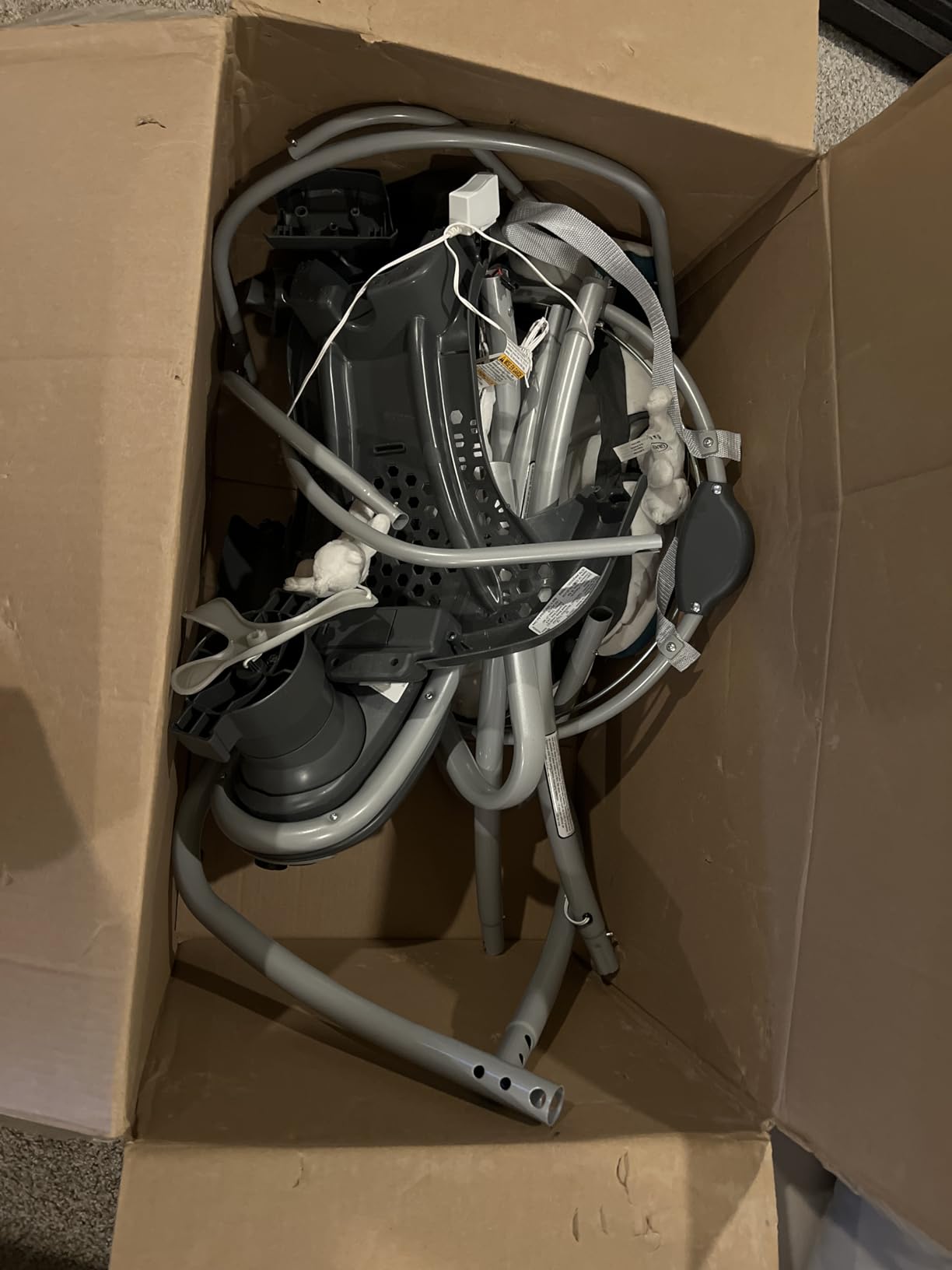 Graco DuetSoothe 2-in-1 Portable Baby Swing & Rocker, Sapphire customer photo 2