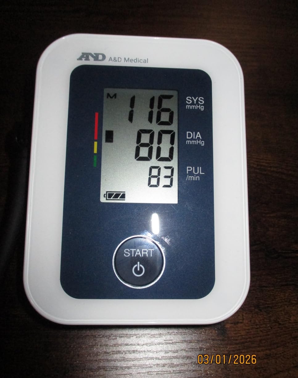 A&D Medical UA-651 Upper Arm Blood Pressure Monitor, Cuff 8.6-16.5